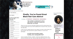 Desktop Screenshot of black-hair-report.com